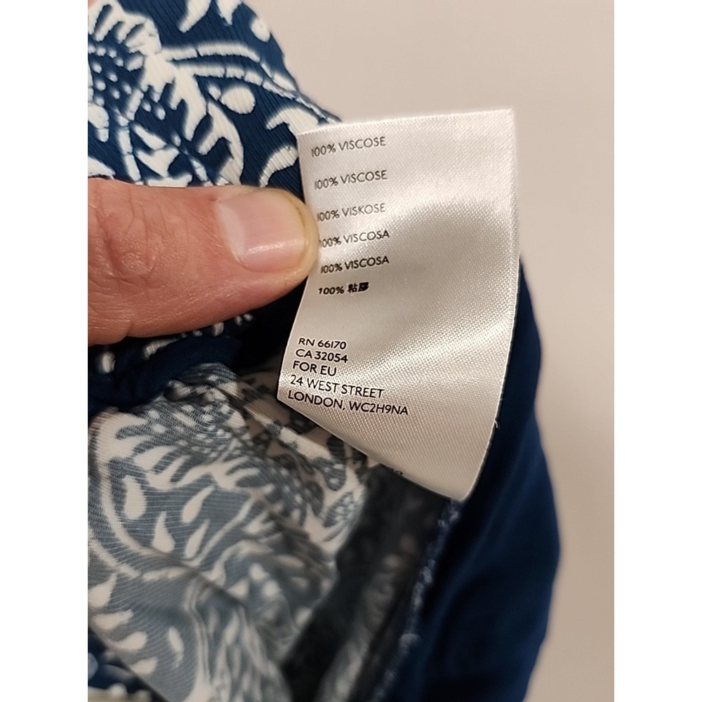 Maeve Anthropologie Anika ‎ Womens S Floral Wide Leg Palazzo Pants 27 Inseam - Picture 9 of 9